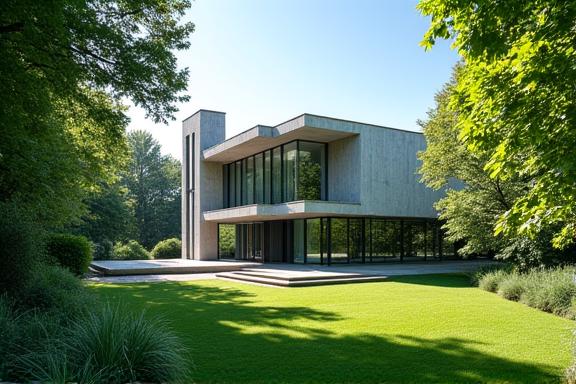 Aussenansicht der Fondation Beyeler in Basel